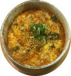 オリジナルスパイスを使ったピリ辛スープ！
辛いです！