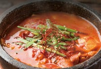 納豆キムチスンドゥブ　￥1210
海鮮スンドゥブ　￥1375