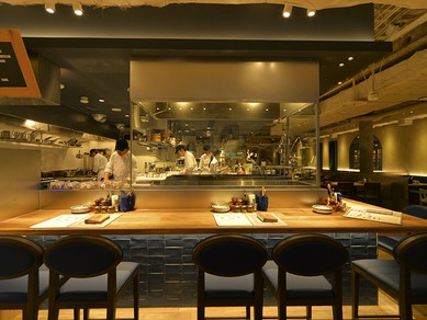 カウンター席がある