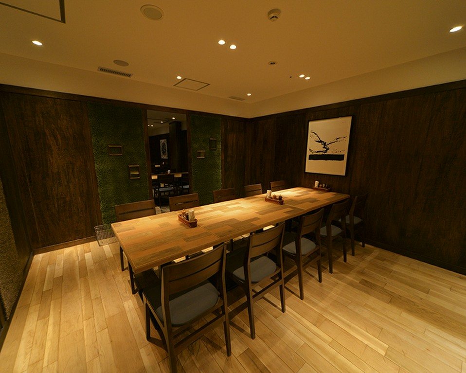 最大30名まで利用できる個室は、パーティーにも最適