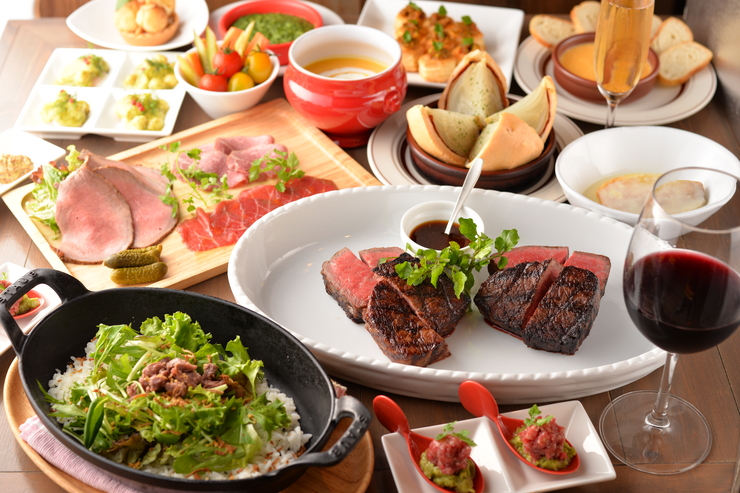 ◆Luxurious Choice! Aged Wagyu Beef Grilled Steak Course 10,890 yen (tax included)◆