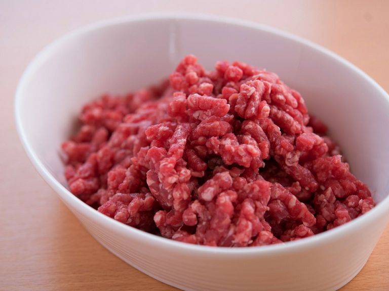 国産牛肉と国産豚肉をオリジナルブレンド