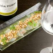 本日の鮮魚カルパッチョ