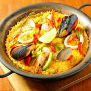 パエージャ　ランチ 『魚介のパエリア』 