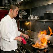 おいしい一瞬を逃さない繊細な調理を