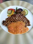 小さな季節野菜のスープとアミューズ
本日のオードヴル
本日の魚料理
本日の肉料理
パン
フェールアンヌー特製デザート 
コーヒー又はアップルティー