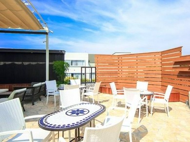 テラス席がある