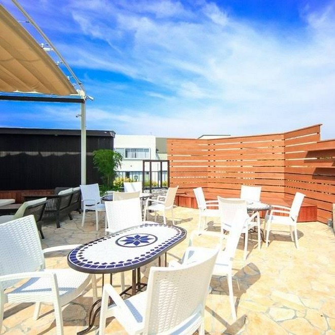 テラス席がある