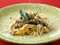 自家製サラミ&サラダ・本日の手打ちパスタ・コーヒー又は紅茶