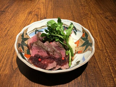 鹿肉の低温ロースト