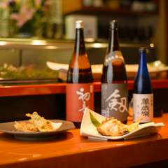 石川県の海の幸と合わせて楽しみたい、石川の地酒が充実
