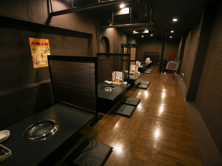 焼肉宴会は32人まで収容OK！