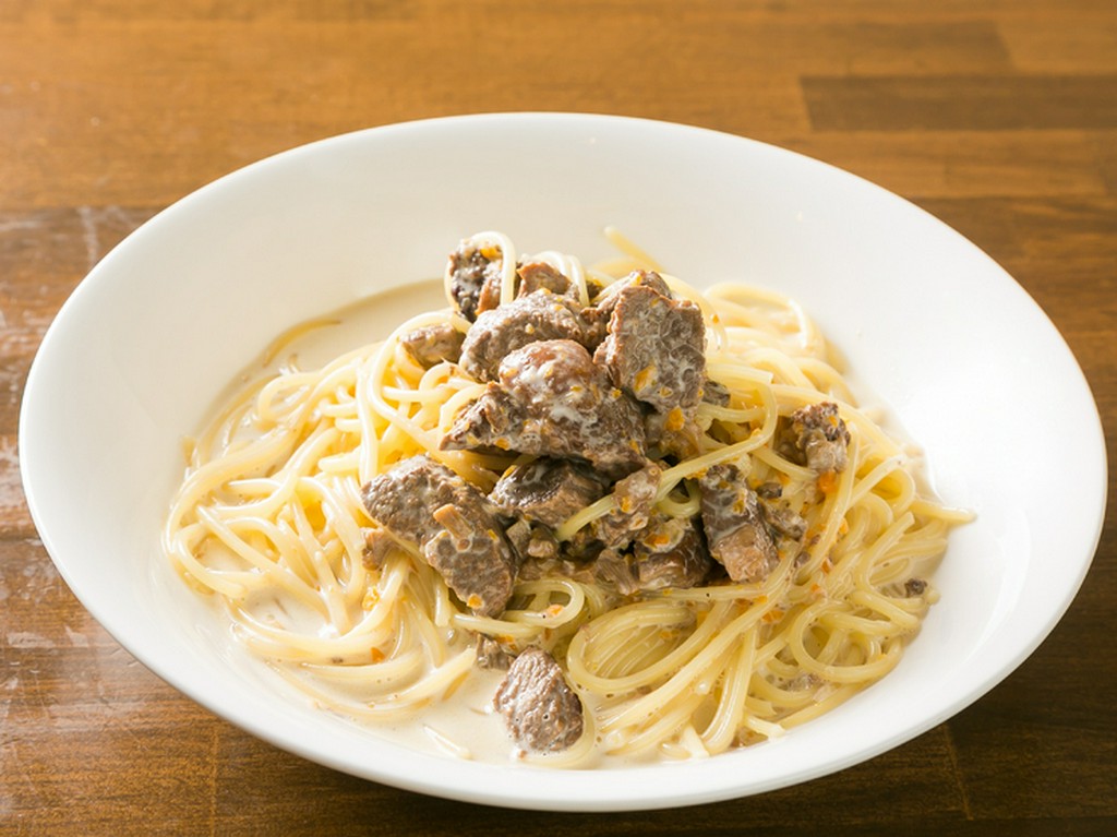 おすすめパスタは『黒毛和牛とポルチーニ茸のクリームスパ』