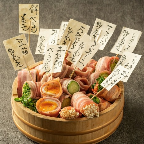 野菜肉巻串とまかんもん8種盛り合わせ