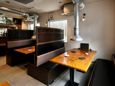 ファミリーでの食事も安心な快適空間