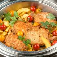 黒豚ロースグリルのバルサミコソース