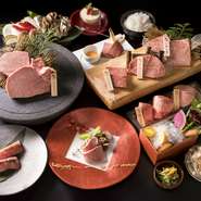 他店ではなかなか味わえない、肉を知り尽くした【ヒレ家】ならではのコース。「思い切り牛肉の美味しさを味わいたい！」という希望をかなえてくれる嬉しいコースです。