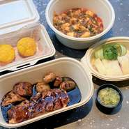 17:00～22:00受付

■葡萄と黒酢の特製酢豚
■熱香 麻婆豆腐
■徳島県産 阿波尾鶏 蒸し鶏の葱生姜ソース
■チャーシューメロンパン(2個)