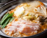 沖縄県産豚をたっぷり使ったキムチ鍋（2人前からのご注文でお願いします） 