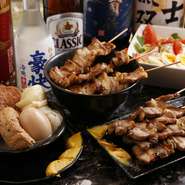 焼酎、サワー、酎ハイなど、アルコール類が豊富。北海道グルメを囲んだひと味違った宴会を楽しめます。