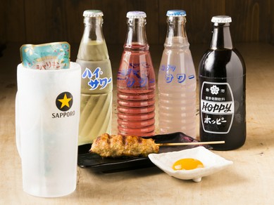 ホッピーやサワーなど、人気の「キンミヤ」バリエーションが豊富