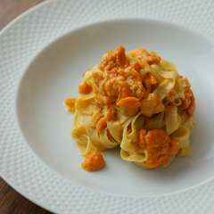 自家製手打ち麺と「ウニ」本来の旨みが楽しめるパスタ『ウニ』