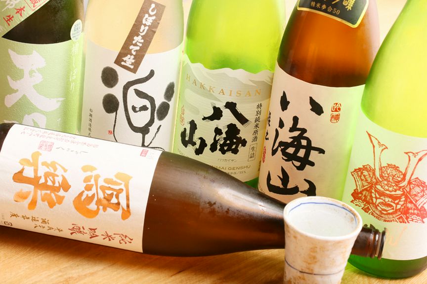 珍しいお酒を豊富に取り揃え