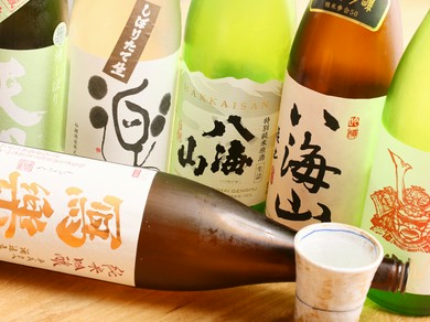 珍しいお酒を豊富に取り揃え