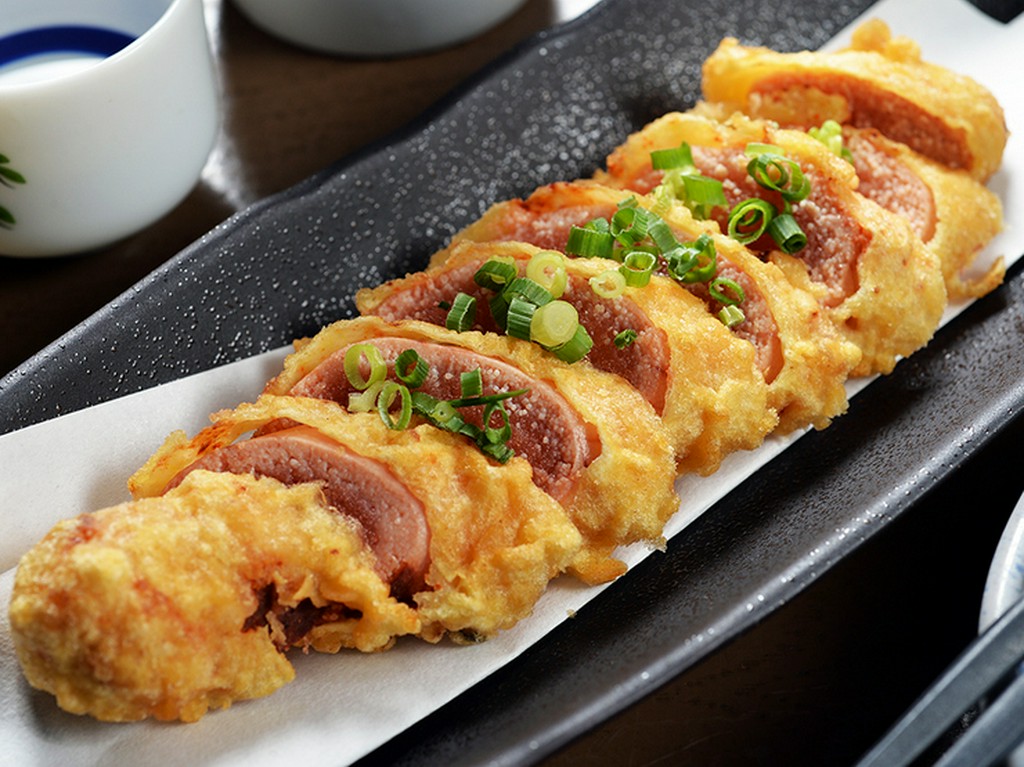 辛味が美味しさの決め手『辛子明太子天ぷら』