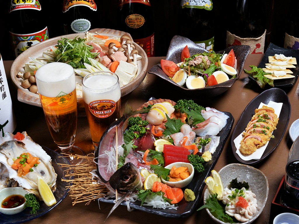 飲み放題付きの充実したコースで、美味しい宴会を満喫