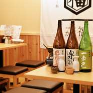 楽しい集まりにぴったりの『宴会コース』は3000円から対応可能。腕によりをかけた自慢料理が、テーブルを華やかに飾ります。＋500円で福島県の種類豊富な日本酒を、2時間飲み放題で満喫していただけます。