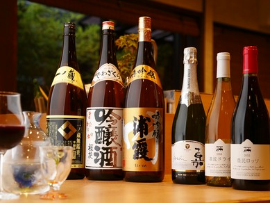 埼玉県の日本酒をメインに、日本料理に合う地酒が豊富