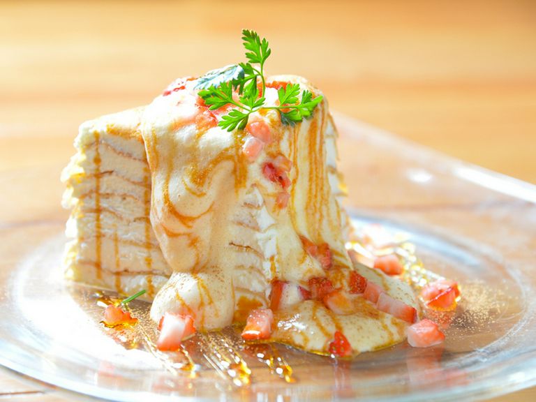 食後には、女性に嬉しいこだわりのスイーツがいっぱい!