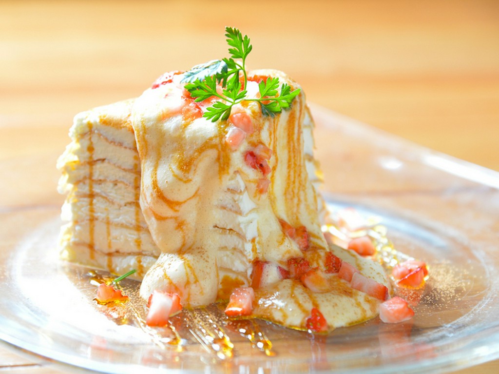 食後には、女性に嬉しいこだわりのスイーツがいっぱい！