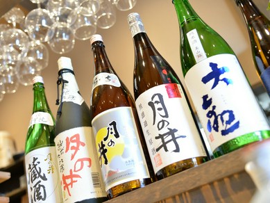 茨城の魚介類と相性が良い茨城の地酒が充実したラインナップ