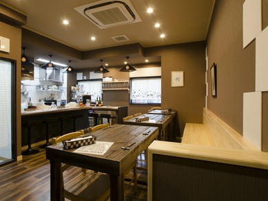 木の温もりあふれる心地よい空間				