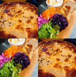季節によって変わるキッシュをメインにお野菜とパンをワンプレートに。女性に大人気のポタージュ付きランチメニューです。コーヒー又は紅茶付き。