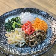 自家製ナムルの5種盛り