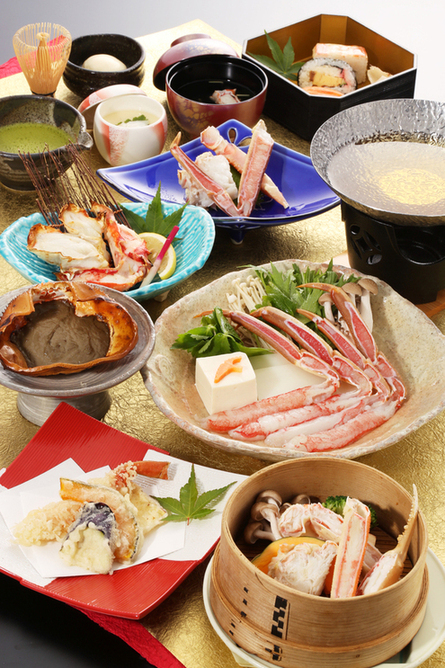 <Special Crab Kaiseki> Manyo
