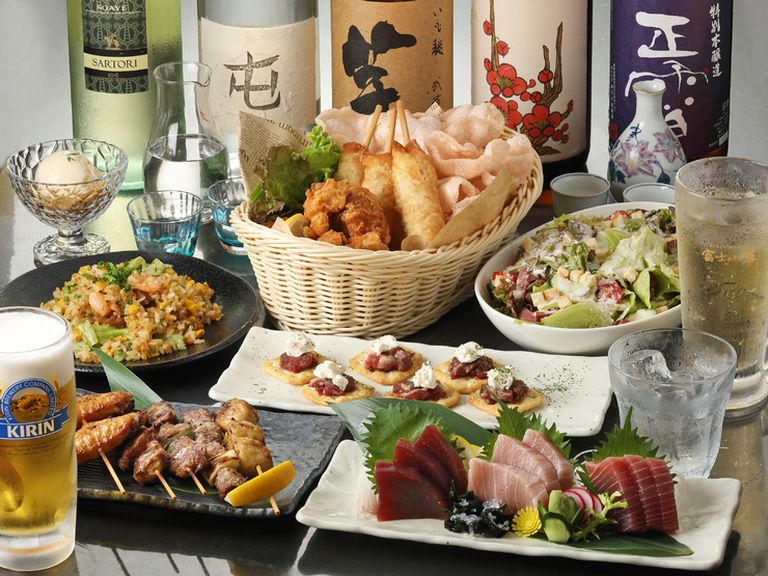 飲み放題付き宴会コースが4000円〜。宴会や飲み会におすすめ