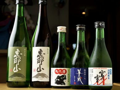 本格和食とともに楽しむ、選りすぐりの日本酒