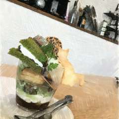 宇治抹茶パフェ
