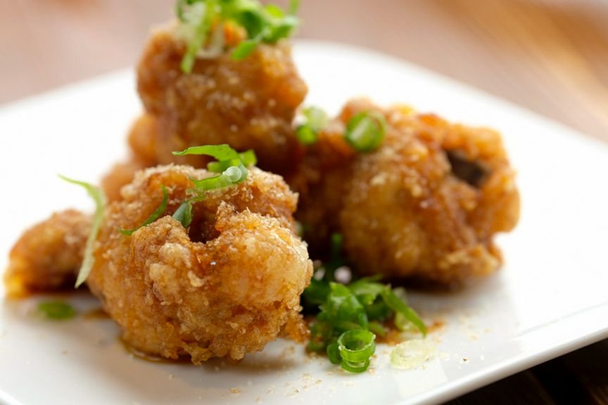 手羽元の甘辛唐揚げランチ