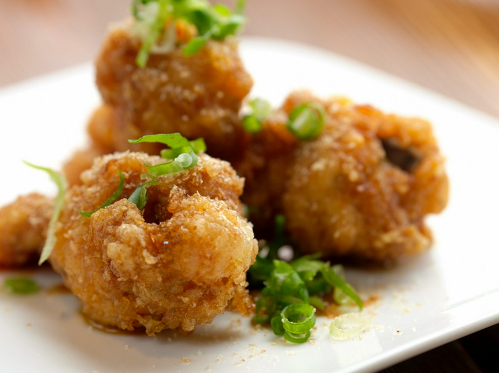 手羽元の甘辛唐揚げランチ