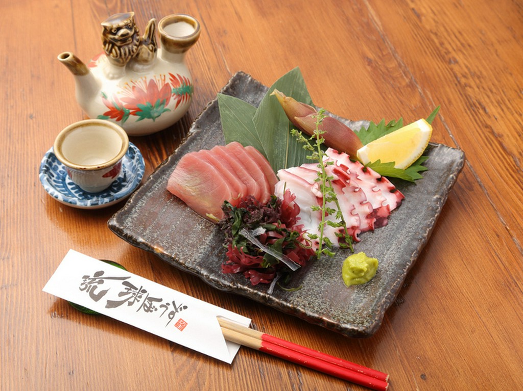沖縄直送！鮮魚の刺身『島だこの刺身／沖縄まぐろの刺身』