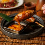 特製手ごねつくね(卵添え)/チーズつくね/明太マヨつくね/梅しそつくね/わさびつくね