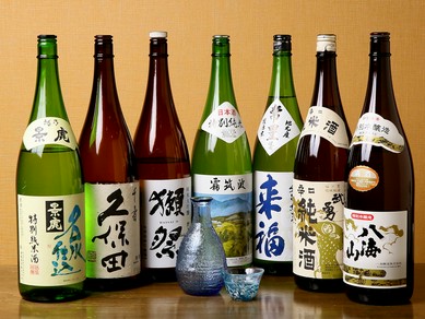 茨城県のお酒をはじめ、新潟県など日本各地の名酒が豊富