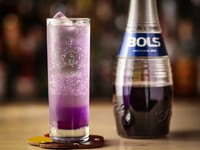 色がキレイで、特に女性に人気のカクテル。飲みやすい味でカクテルビギナーにもおススメです。
