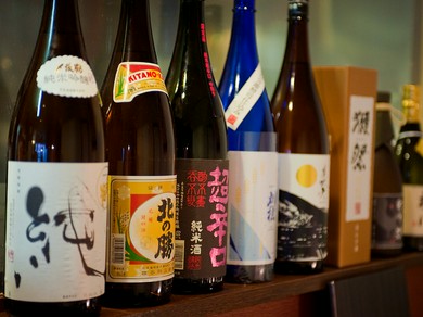 北海道の地酒を中心に、全国から選りすぐりの日本酒が集結