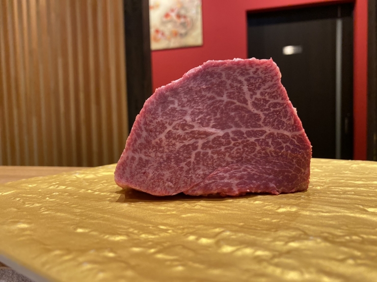 Joshu beef chateaubriand and spiny lobster course